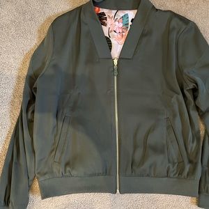 Stella & Dot Bomber Jacket, reversible